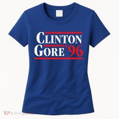 Bill Clinton 1996 Retro Presidential Campaign Women's T-Shirt