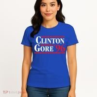 Bill Clinton 1996 Retro Presidential Campaign Women's T-Shirt thumb 4