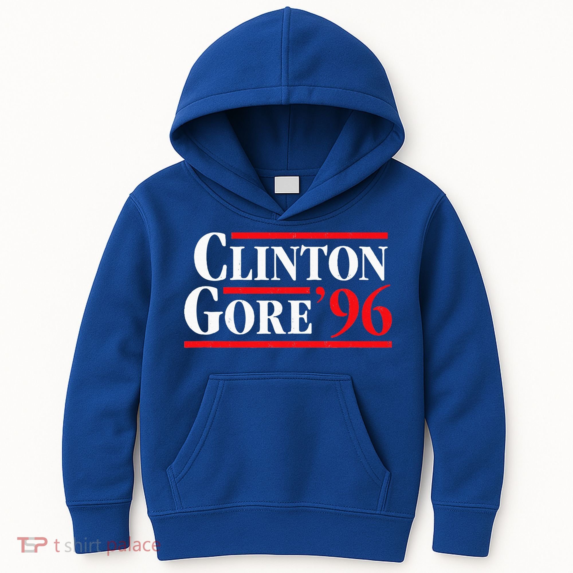Bill Clinton 1996 Retro Presidential Campaign Kids Hoodie