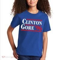 Bill Clinton 1996 Retro Presidential Campaign Kids T-Shirt thumb 2