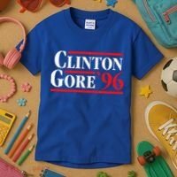 Bill Clinton 1996 Retro Presidential Campaign Kids T-Shirt thumb 3