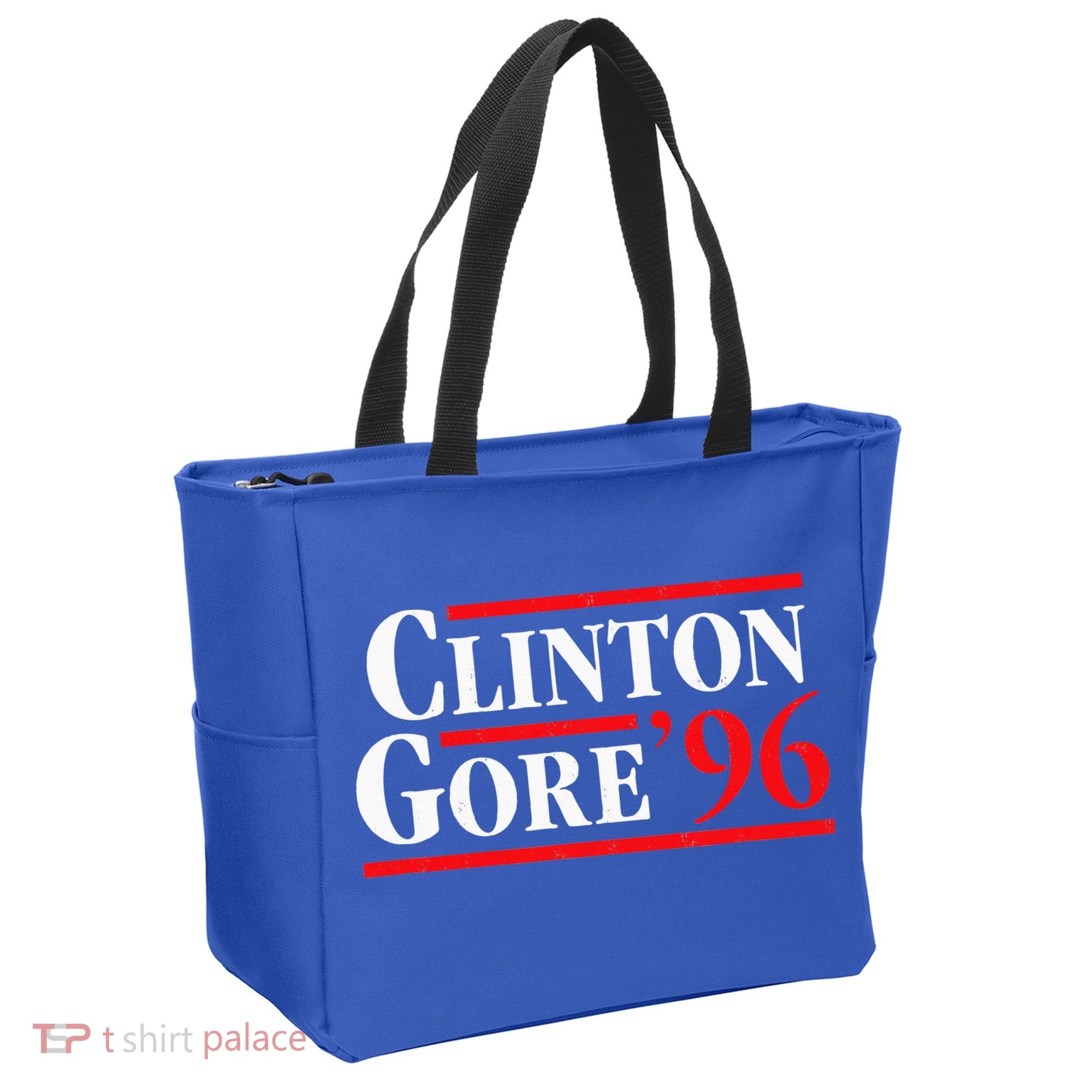 Bill Clinton 1996 Retro Presidential Campaign Tote Bag