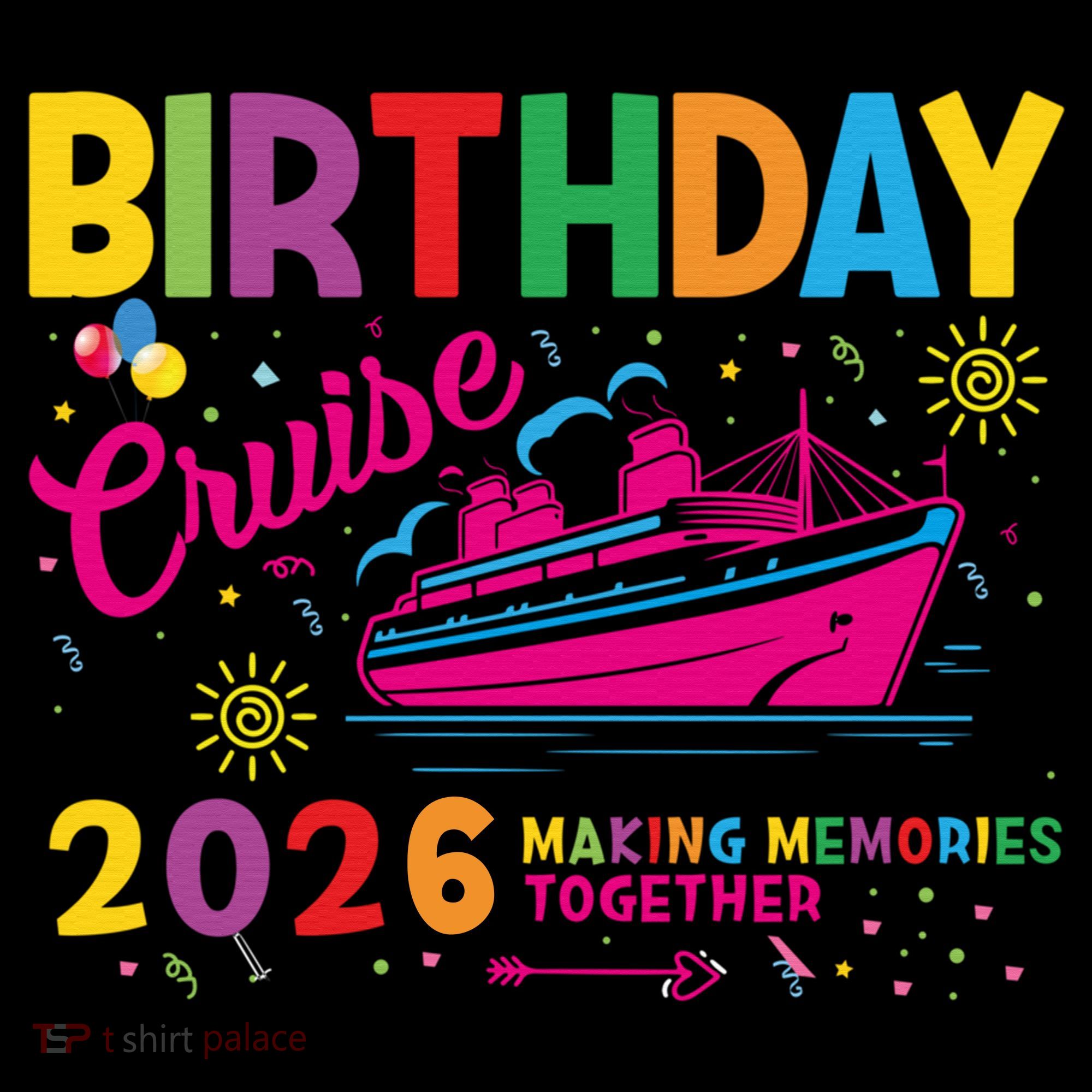 Birthday Cruise 2026 Making Memories Together Coffee Mug