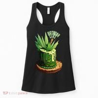 Birthday Cake 420 Cannabis Culture Stoner Weed Strain Women's Tank Top thumb 0