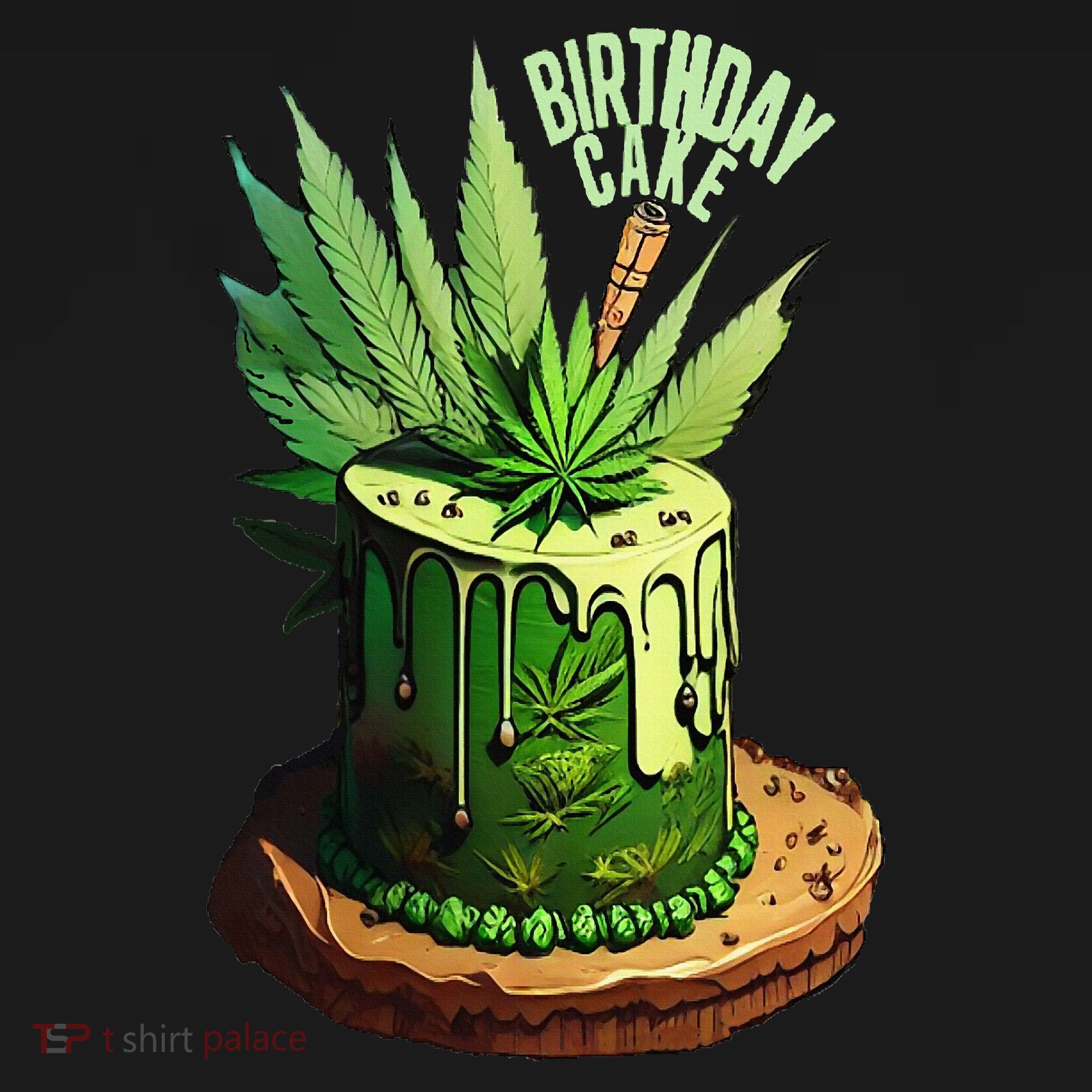 Birthday Cake 420 Cannabis Culture Stoner Weed Strain Women's Tank Top