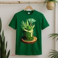 Birthday Cake 420 Cannabis Culture Stoner Weed Strain T-Shirt thumb 2