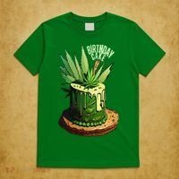 Birthday Cake 420 Cannabis Culture Stoner Weed Strain T-Shirt thumb 5