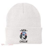 Ben Chillin 4th of July Ben Franklin USA Independence Flag Beanie thumb 0