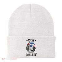 Ben Chillin 4th of July Ben Franklin USA Independence Flag Beanie thumb 0