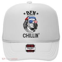 Ben Chillin 4th of July Ben Franklin USA Independence Flag Hat thumb 0