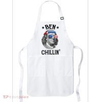 Ben Chillin 4th Of July Ben Franklin USA Independence Flag Apron thumb 0
