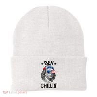 Ben Chillin 4th Of July Ben Franklin USA Independence Flag Beanie thumb 0