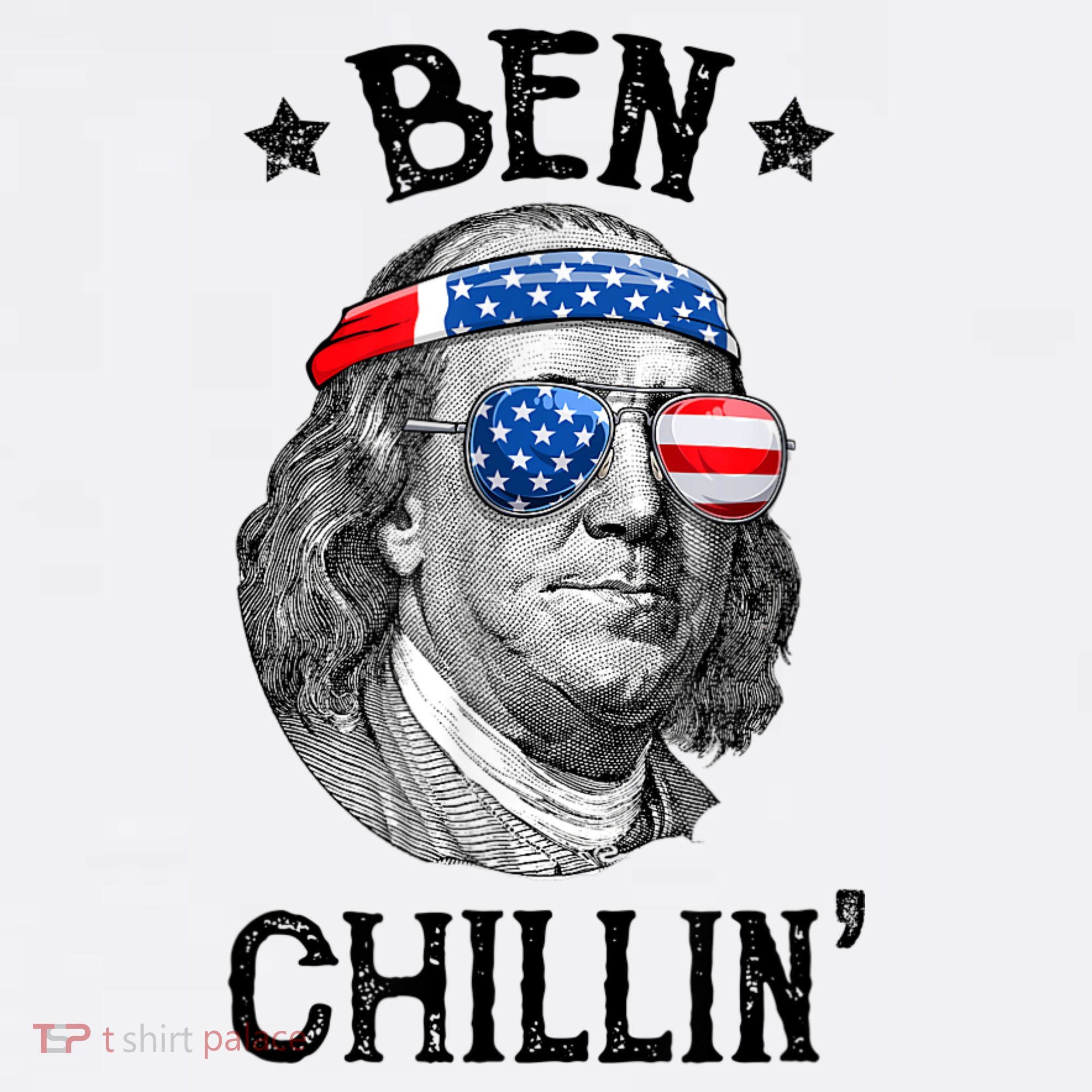 Ben Chillin 4th Of July Ben Franklin USA Independence Flag Women's Hoodie