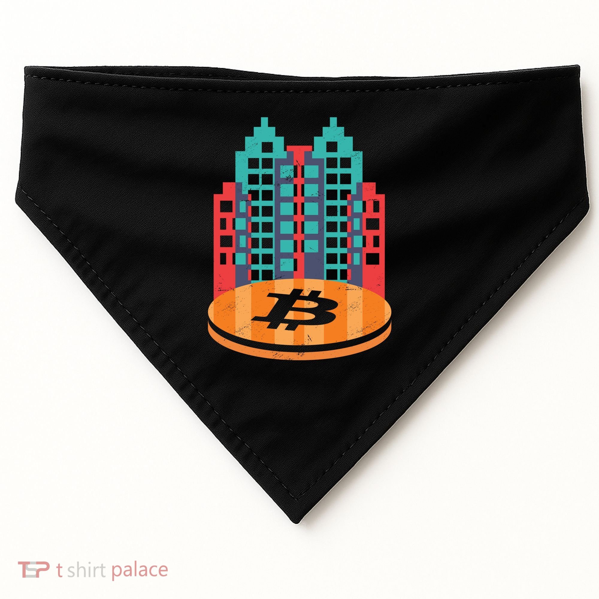 Bitcoin City USA-Made Doggie Bandana