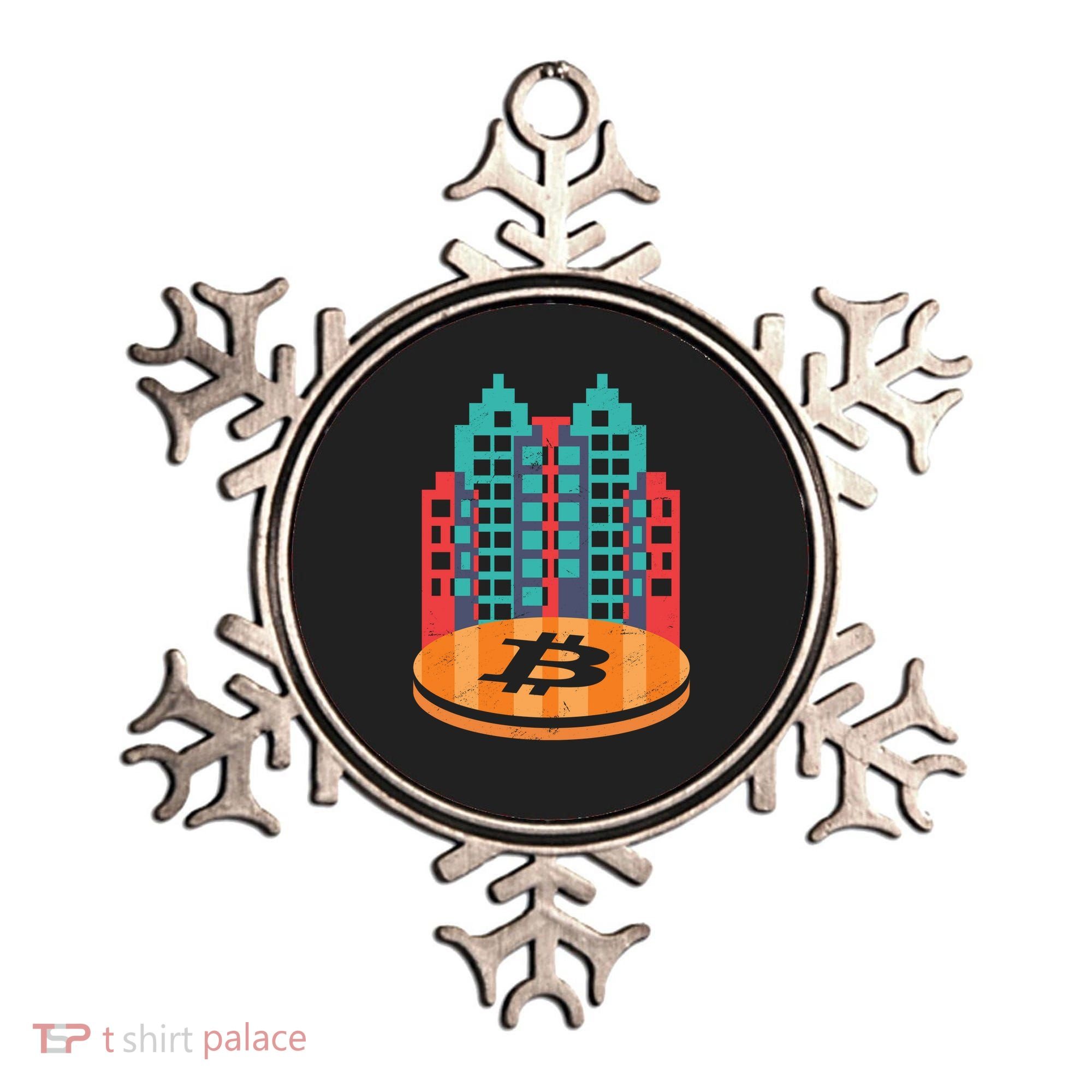 Bitcoin City Ornament