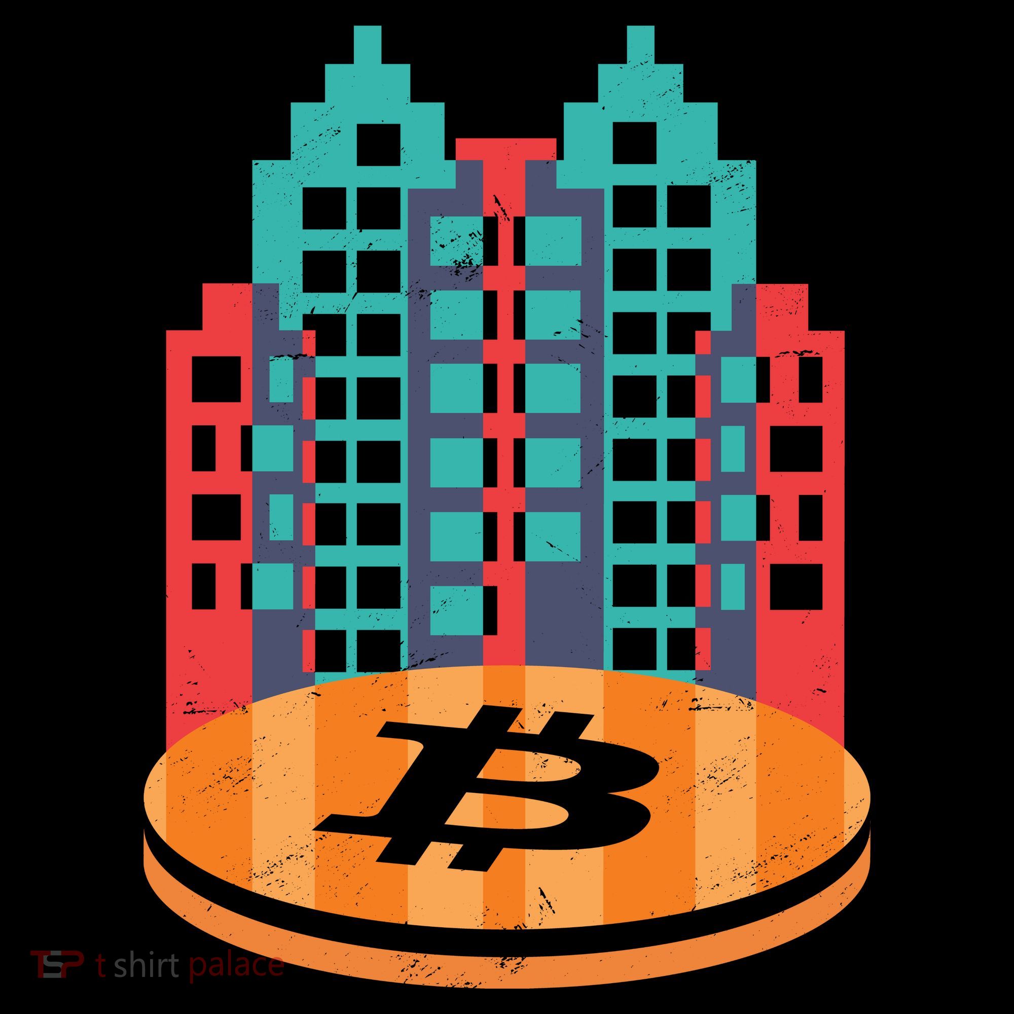 Bitcoin City Ornament