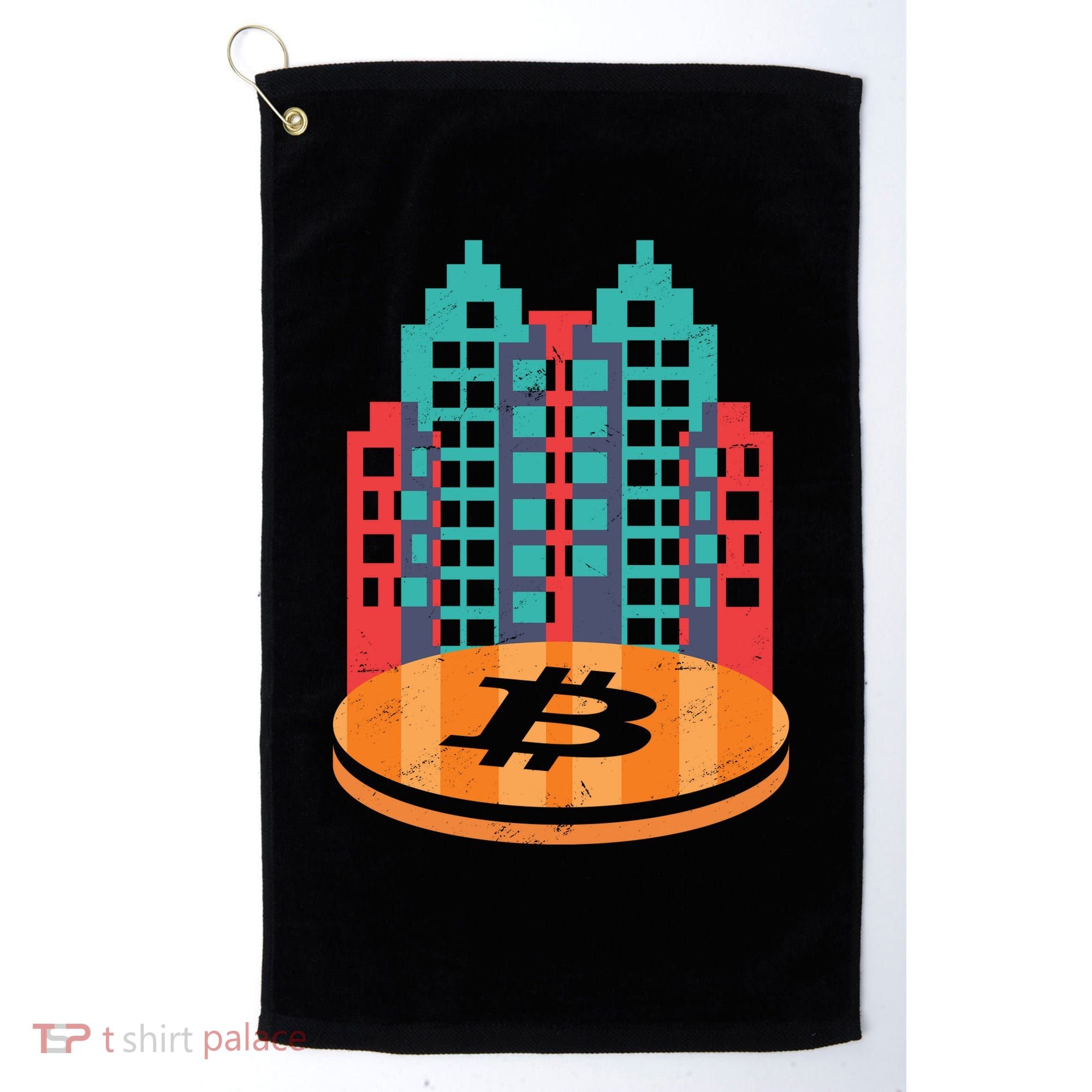Bitcoin City Golf Towel