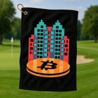 Bitcoin City Golf Towel thumb 1