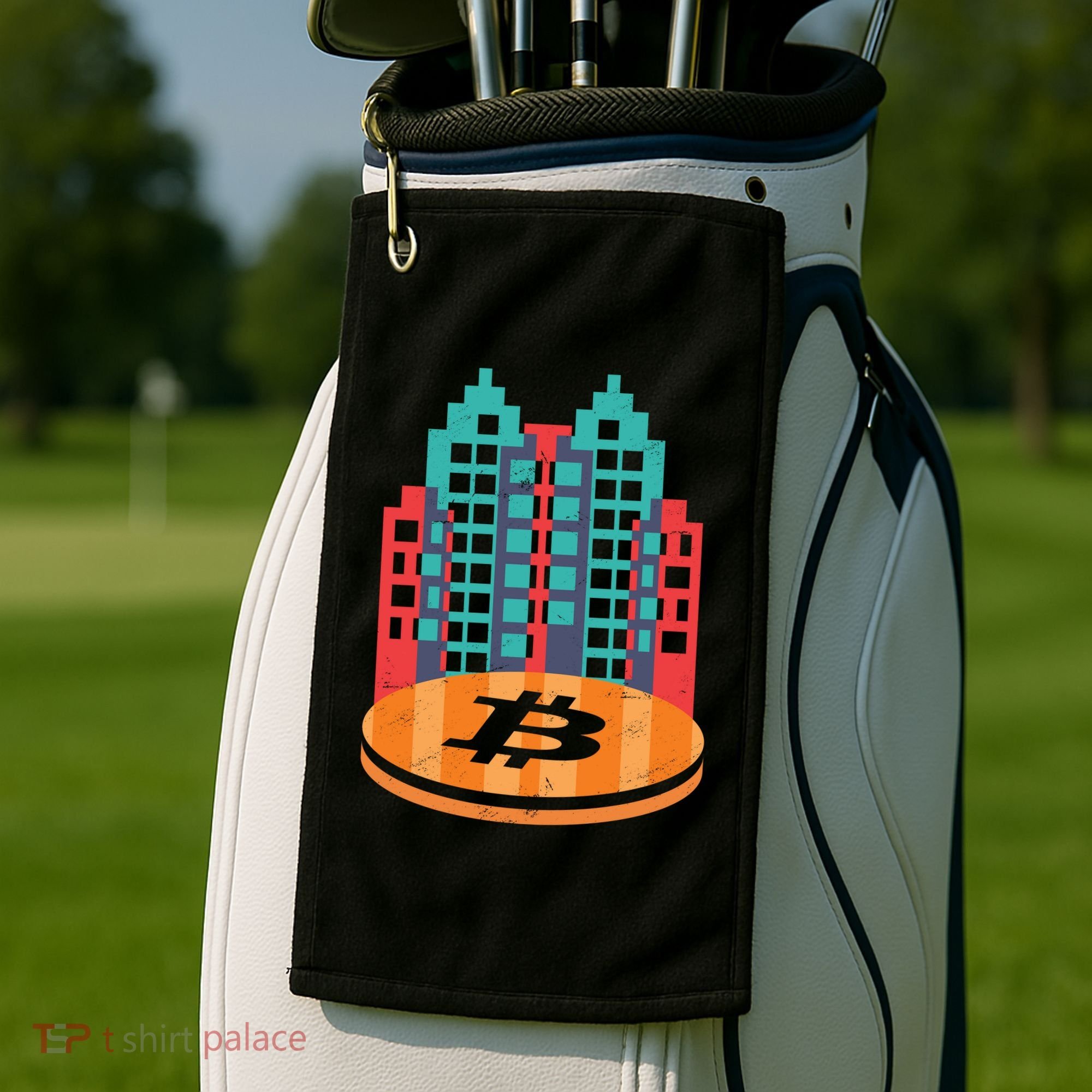Bitcoin City Golf Towel