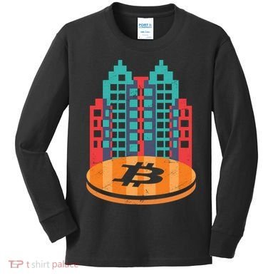 Bitcoin City Kids Long Sleeve Shirt