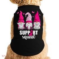 Breast Cancer Awareness Pink Gnomes Support Squad Gifts Doggie Tank thumb 0