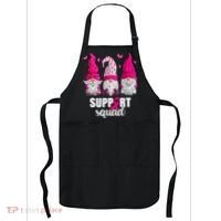 Breast Cancer Awareness Pink Gnomes Support Squad Gifts Apron thumb 0