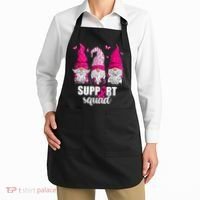 Breast Cancer Awareness Pink Gnomes Support Squad Gifts Apron thumb 2