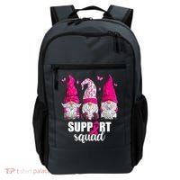 Breast Cancer Awareness Pink Gnomes Support Squad Gifts Backpack thumb 0