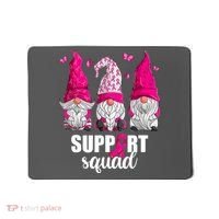 Breast Cancer Awareness Pink Gnomes Support Squad Gifts Mousepad thumb 0