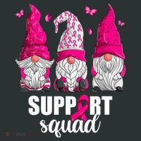 Breast Cancer Awareness Pink Gnomes Support Squad Gifts Baby Bodysuit thumb 2