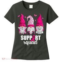 Breast Cancer Awareness Pink Gnomes Support Squad Gifts Women's T-Shirt thumb 0