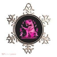Breast Cancer Awareness Wear Pink Trex Dinosaur Ornament thumb 0