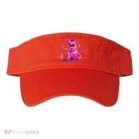 Breast Cancer Awareness Wear Pink Trex Dinosaur Visor thumb 0