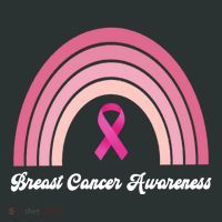 Breast Cancer Awareness Pink Rainbow Ribbon Baby Bodysuit thumb 2