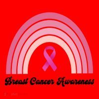 Breast Cancer Awareness Pink Rainbow Ribbon Santa Hat thumb 1