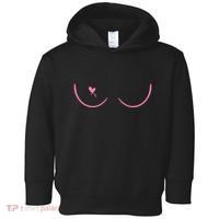 Breast Cancer Awareness Breast Heart Toddler Hoodie thumb 0