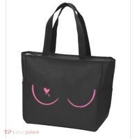 Breast Cancer Awareness Breast Heart Tote Bag thumb 3