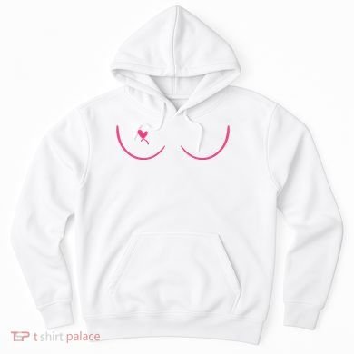 Breast Cancer Awareness Breast Heart Hoodie