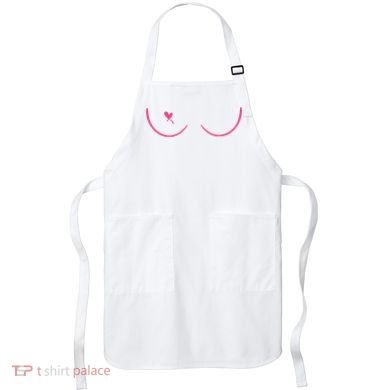 Breast Cancer Awareness Breast Heart Apron