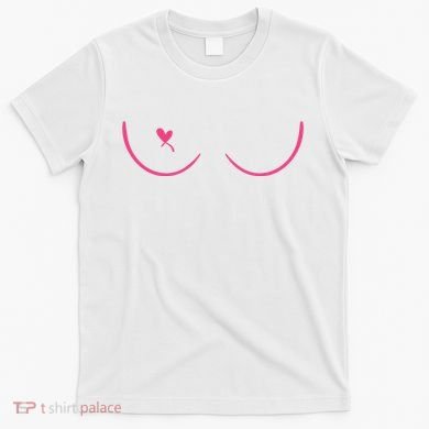 Breast Cancer Awareness Breast Heart T-Shirt