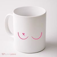 Breast Cancer Awareness Breast Heart Coffee Mug thumb 0