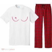Breast Cancer Awareness Breast Heart Pajama Set thumb 0