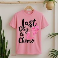 Breast Cancer Awareness Last Day Of Chemo Cancer Women T-Shirt thumb 2