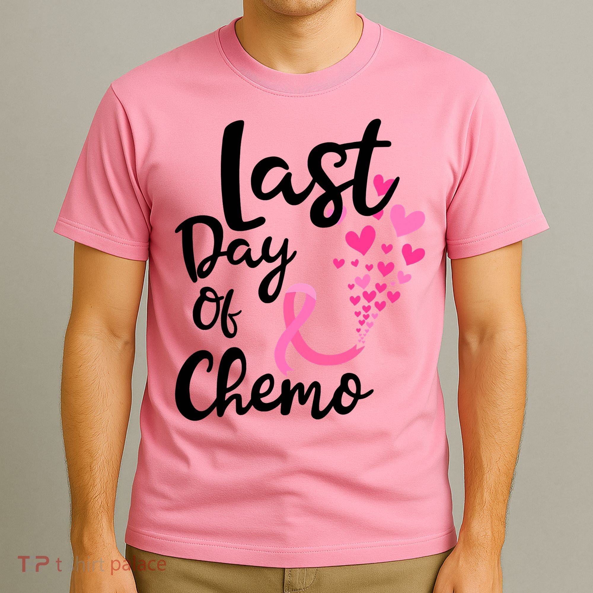 Breast Cancer Awareness Last Day Of Chemo Cancer Women T-Shirt