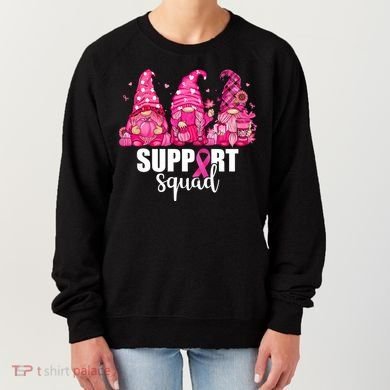 Breast Cancer Awareness Gnomes Support Squad Women's Sweatshirt