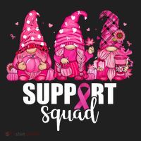 Breast Cancer Awareness Gnomes Support Squad Women's Sweatshirt thumb 2