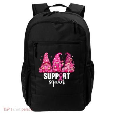 Breast Cancer Awareness Gnomes Support Squad Backpack