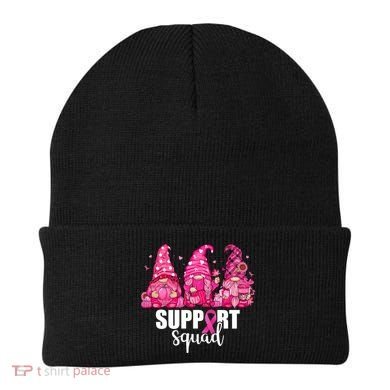 Breast Cancer Awareness Gnomes Support Squad Beanie