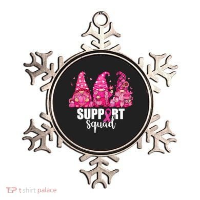 Breast Cancer Awareness Gnomes Support Squad Ornament