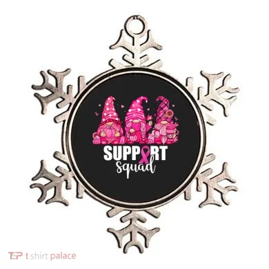 Breast Cancer Awareness Gnomes Support Squad Ornament